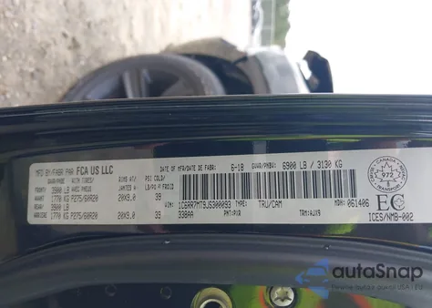 2018 Ram 1500 Sport from USA, damaged, VIN 1C6RR7MT9JS300093